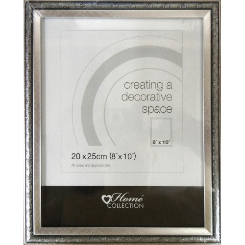 8x10" Silver Swirl Photo Frame